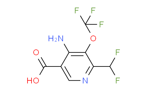 AM189158 | 1806136-93-5 | 4-Amino-2-(difluoromethyl)-3-(trifluoromethoxy)pyridine-5-carboxylic acid