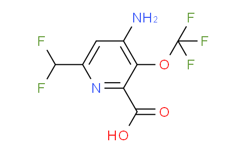 AM189161 | 1804372-61-9 | 4-Amino-6-(difluoromethyl)-3-(trifluoromethoxy)pyridine-2-carboxylic acid