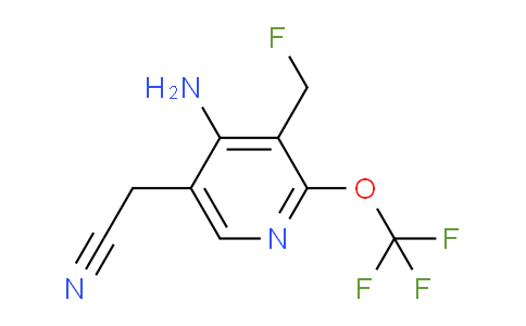 AM189167 | 1804021-88-2 | 4-Amino-3-(fluoromethyl)-2-(trifluoromethoxy)pyridine-5-acetonitrile