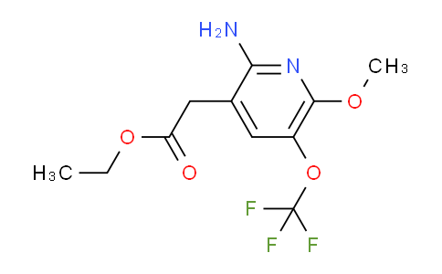 Ethyl 2-amino-6-methoxy-5-(trifluoromethoxy)pyridine-3-acetate