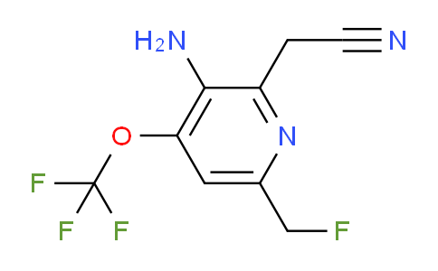 AM189175 | 1805988-71-9 | 3-Amino-6-(fluoromethyl)-4-(trifluoromethoxy)pyridine-2-acetonitrile