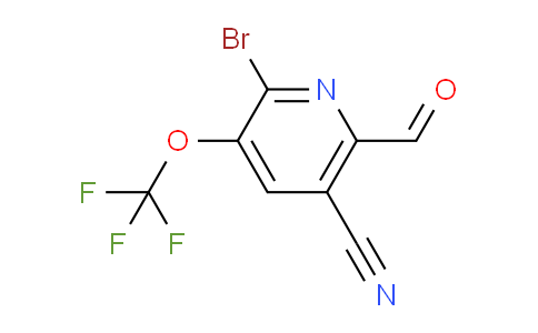 AM189177 | 1804557-11-6 | 2-Bromo-5-cyano-3-(trifluoromethoxy)pyridine-6-carboxaldehyde