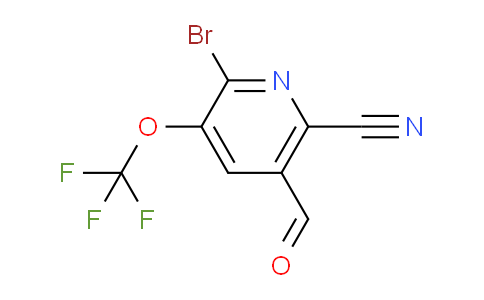 AM189179 | 1803660-68-5 | 2-Bromo-6-cyano-3-(trifluoromethoxy)pyridine-5-carboxaldehyde