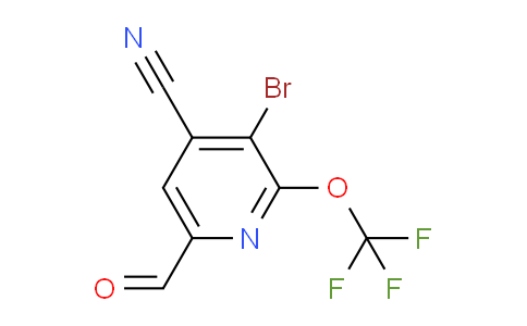 AM189183 | 1803979-95-4 | 3-Bromo-4-cyano-2-(trifluoromethoxy)pyridine-6-carboxaldehyde