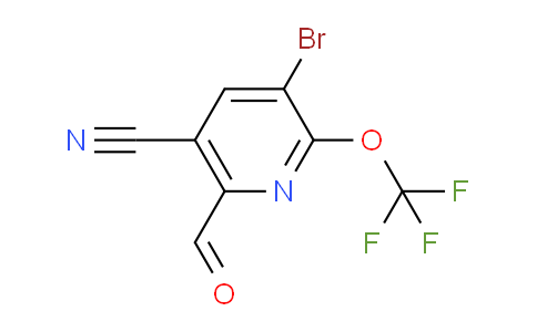AM189186 | 1803660-84-5 | 3-Bromo-5-cyano-2-(trifluoromethoxy)pyridine-6-carboxaldehyde