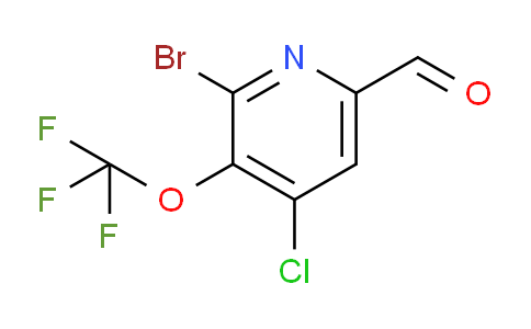 AM189187 | 1804391-39-6 | 2-Bromo-4-chloro-3-(trifluoromethoxy)pyridine-6-carboxaldehyde