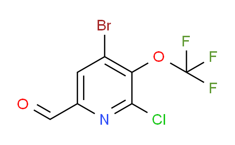 AM189206 | 1804652-22-9 | 4-Bromo-2-chloro-3-(trifluoromethoxy)pyridine-6-carboxaldehyde