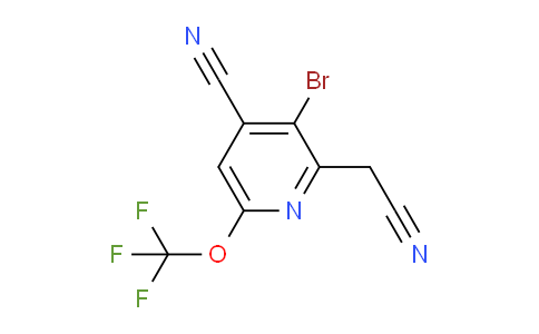 AM189208 | 1804389-21-6 | 3-Bromo-4-cyano-6-(trifluoromethoxy)pyridine-2-acetonitrile