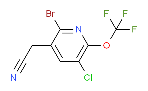 AM189209 | 1804590-72-4 | 2-Bromo-5-chloro-6-(trifluoromethoxy)pyridine-3-acetonitrile