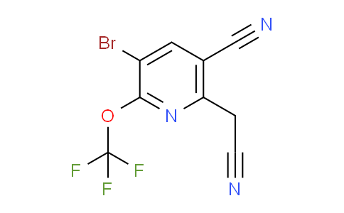 AM189210 | 1804556-65-7 | 3-Bromo-5-cyano-2-(trifluoromethoxy)pyridine-6-acetonitrile