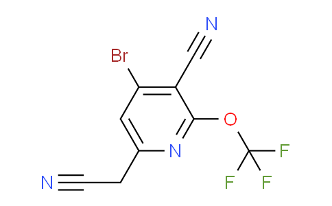 AM189215 | 1806155-51-0 | 4-Bromo-3-cyano-2-(trifluoromethoxy)pyridine-6-acetonitrile