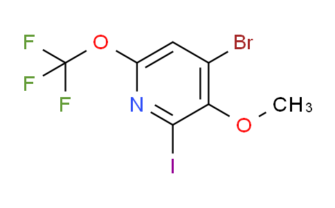 AM189231 | 1806175-33-6 | 4-Bromo-2-iodo-3-methoxy-6-(trifluoromethoxy)pyridine