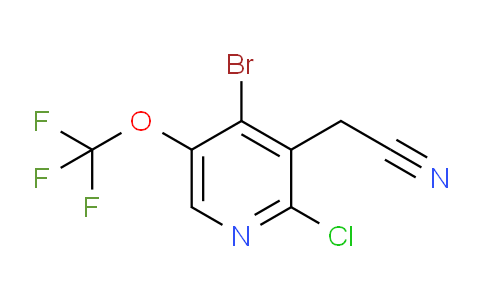 AM189233 | 1805998-69-9 | 4-Bromo-2-chloro-5-(trifluoromethoxy)pyridine-3-acetonitrile