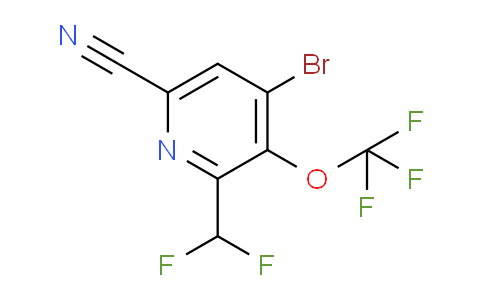 AM189245 | 1806103-75-2 | 4-Bromo-6-cyano-2-(difluoromethyl)-3-(trifluoromethoxy)pyridine