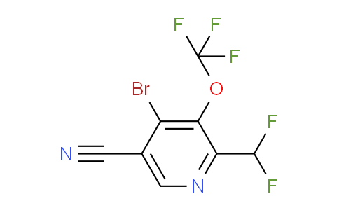 AM189249 | 1804650-68-7 | 4-Bromo-5-cyano-2-(difluoromethyl)-3-(trifluoromethoxy)pyridine