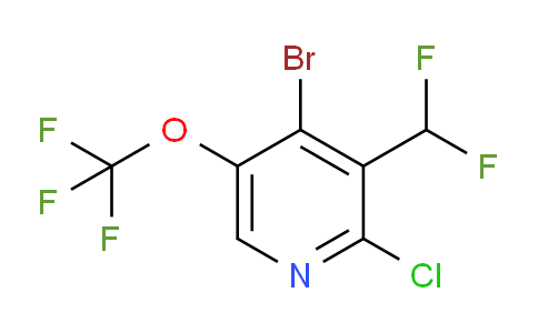 AM189250 | 1804378-42-4 | 4-Bromo-2-chloro-3-(difluoromethyl)-5-(trifluoromethoxy)pyridine