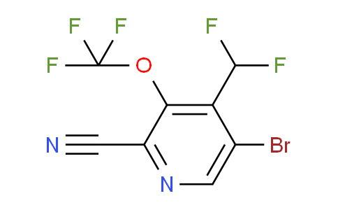 AM189251 | 1806103-85-4 | 5-Bromo-2-cyano-4-(difluoromethyl)-3-(trifluoromethoxy)pyridine