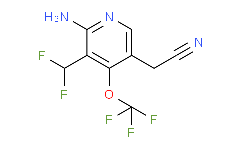 AM189254 | 1804391-97-6 | 2-Amino-3-(difluoromethyl)-4-(trifluoromethoxy)pyridine-5-acetonitrile