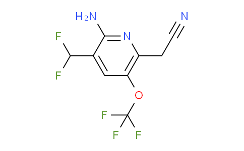 AM189256 | 1806191-12-7 | 2-Amino-3-(difluoromethyl)-5-(trifluoromethoxy)pyridine-6-acetonitrile