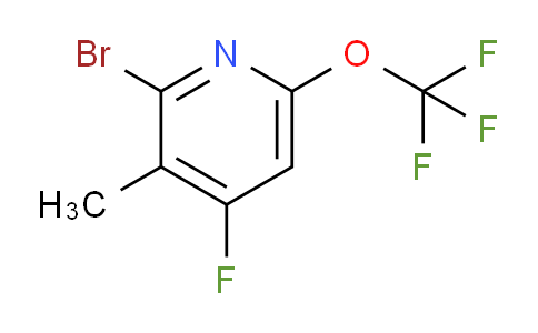AM189261 | 1803987-65-6 | 2-Bromo-4-fluoro-3-methyl-6-(trifluoromethoxy)pyridine