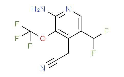 AM189263 | 1806096-72-9 | 2-Amino-5-(difluoromethyl)-3-(trifluoromethoxy)pyridine-4-acetonitrile