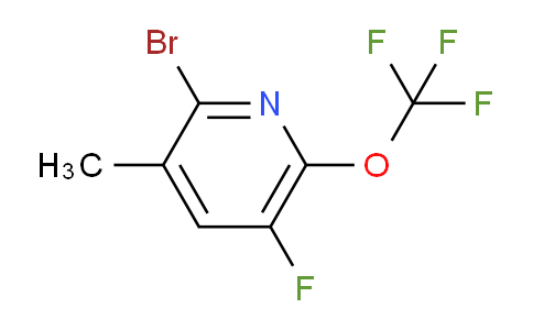 2-Bromo-5-fluoro-3-methyl-6-(trifluoromethoxy)pyridine