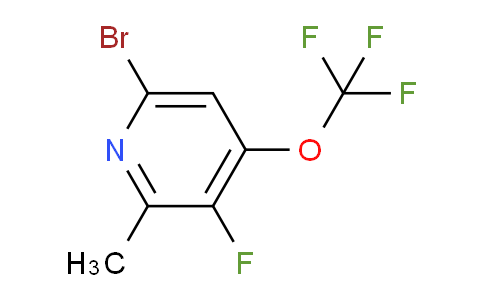 6-Bromo-3-fluoro-2-methyl-4-(trifluoromethoxy)pyridine