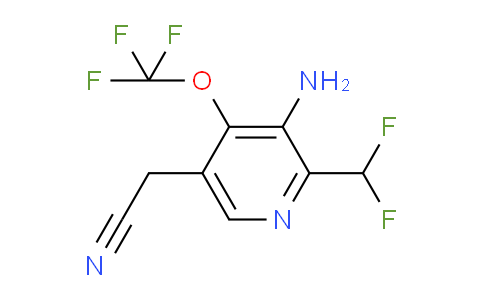 AM189269 | 1806096-84-3 | 3-Amino-2-(difluoromethyl)-4-(trifluoromethoxy)pyridine-5-acetonitrile