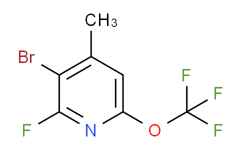 AM189271 | 1804560-08-4 | 3-Bromo-2-fluoro-4-methyl-6-(trifluoromethoxy)pyridine