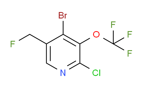 AM189281 | 1805997-37-8 | 4-Bromo-2-chloro-5-(fluoromethyl)-3-(trifluoromethoxy)pyridine