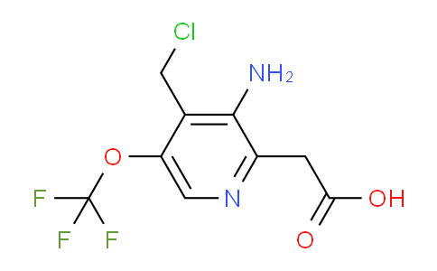 AM189297 | 1804019-38-2 | 3-Amino-4-(chloromethyl)-5-(trifluoromethoxy)pyridine-2-acetic acid