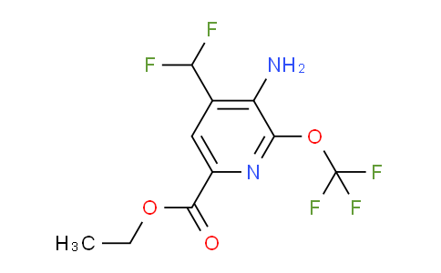 AM189299 | 1804392-79-7 | Ethyl 3-amino-4-(difluoromethyl)-2-(trifluoromethoxy)pyridine-6-carboxylate