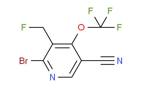 AM189341 | 1806229-32-2 | 2-Bromo-5-cyano-3-(fluoromethyl)-4-(trifluoromethoxy)pyridine