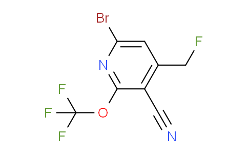 AM189343 | 1806102-76-0 | 6-Bromo-3-cyano-4-(fluoromethyl)-2-(trifluoromethoxy)pyridine