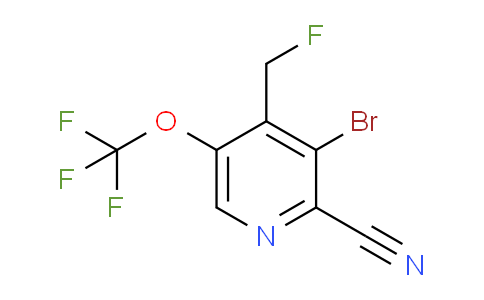 AM189350 | 1806102-81-7 | 3-Bromo-2-cyano-4-(fluoromethyl)-5-(trifluoromethoxy)pyridine