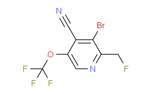 AM189353 | 1806229-51-5 | 3-Bromo-4-cyano-2-(fluoromethyl)-5-(trifluoromethoxy)pyridine