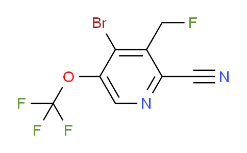 AM189359 | 1803524-97-1 | 4-Bromo-2-cyano-3-(fluoromethyl)-5-(trifluoromethoxy)pyridine