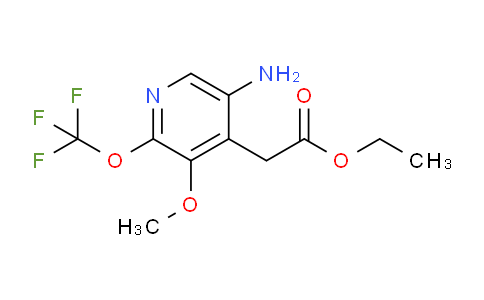 Ethyl 5-amino-3-methoxy-2-(trifluoromethoxy)pyridine-4-acetate