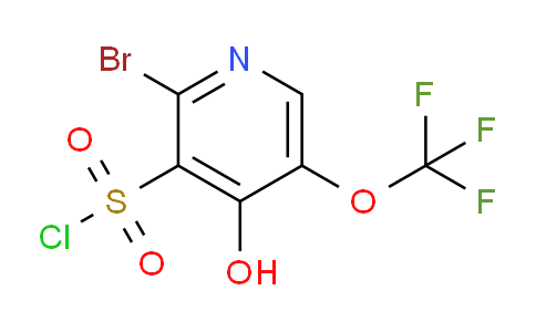 AM189361 | 1803677-43-1 | 2-Bromo-4-hydroxy-5-(trifluoromethoxy)pyridine-3-sulfonyl chloride