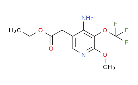 Ethyl 4-amino-2-methoxy-3-(trifluoromethoxy)pyridine-5-acetate