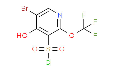 5-Bromo-4-hydroxy-2-(trifluoromethoxy)pyridine-3-sulfonyl chloride