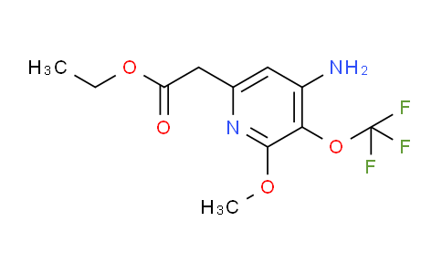Ethyl 4-amino-2-methoxy-3-(trifluoromethoxy)pyridine-6-acetate