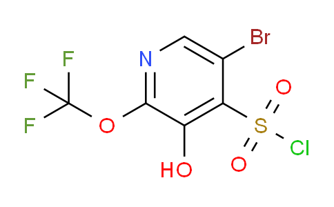 5-Bromo-3-hydroxy-2-(trifluoromethoxy)pyridine-4-sulfonyl chloride