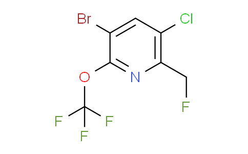 AM189383 | 1803576-62-6 | 3-Bromo-5-chloro-6-(fluoromethyl)-2-(trifluoromethoxy)pyridine