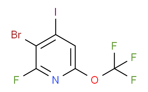 3-Bromo-2-fluoro-4-iodo-6-(trifluoromethoxy)pyridine