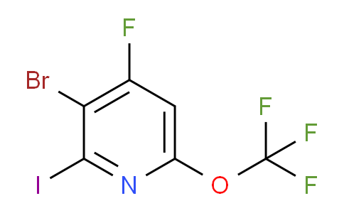 3-Bromo-4-fluoro-2-iodo-6-(trifluoromethoxy)pyridine