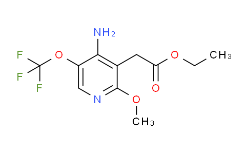 Ethyl 4-amino-2-methoxy-5-(trifluoromethoxy)pyridine-3-acetate