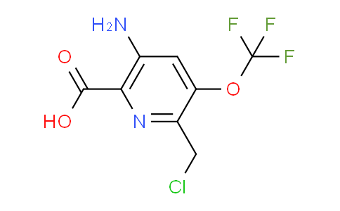 AM189390 | 1803440-73-4 | 5-Amino-2-(chloromethyl)-3-(trifluoromethoxy)pyridine-6-carboxylic acid