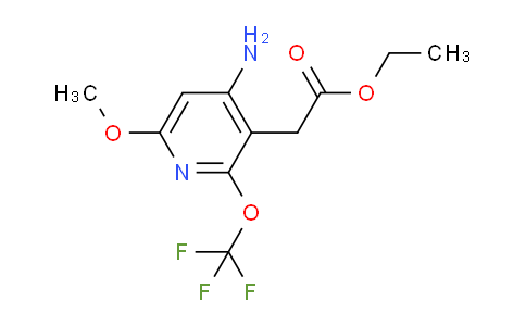Ethyl 4-amino-6-methoxy-2-(trifluoromethoxy)pyridine-3-acetate