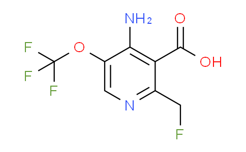 AM189422 | 1806211-47-1 | 4-Amino-2-(fluoromethyl)-5-(trifluoromethoxy)pyridine-3-carboxylic acid